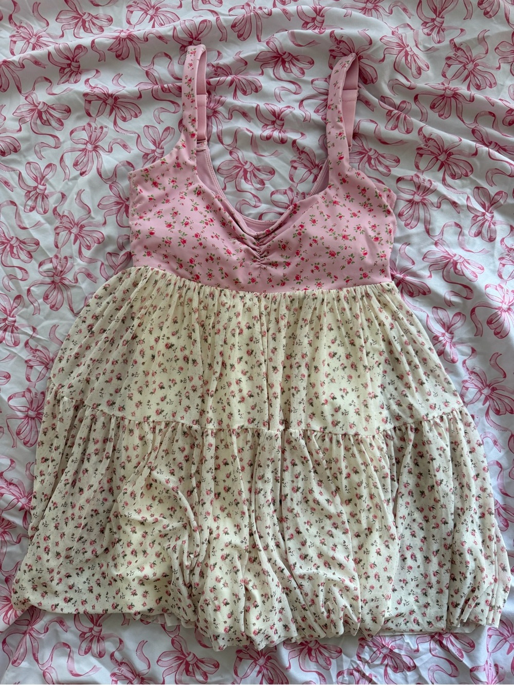 Floral activewear dress